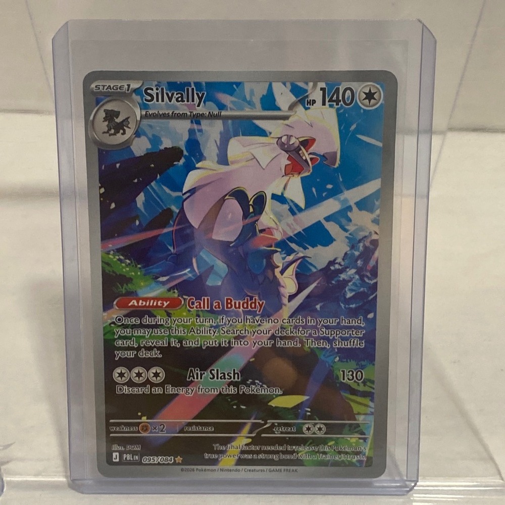 Pokemon Silvally Full Art Rare Cosmic Eclipse 095/084 Secret Rare Character Card